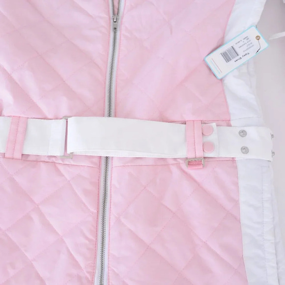 Tipsy Elves Powder Pink  One Piece Ski Suit Snowsuit Size S NWT - Picture 9 of 15